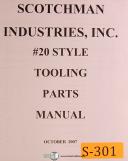 Scotchman-Scotchman 9012-24 & 24M, Ironworker Machine, Operations & Parts List Manual 1995-9012-24-9012-24M-04